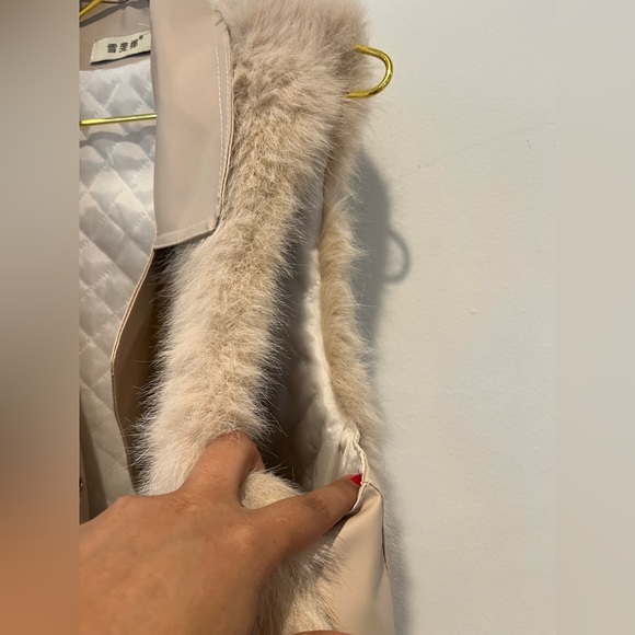 Fuzzy Faux Fur Jacket Coat Size Small - Picture 3 of 5